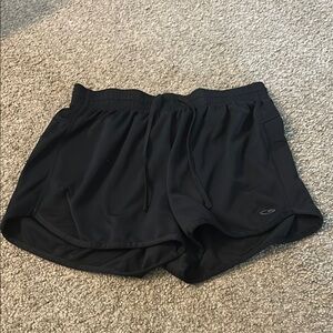 Women's Black Athletic Shorts